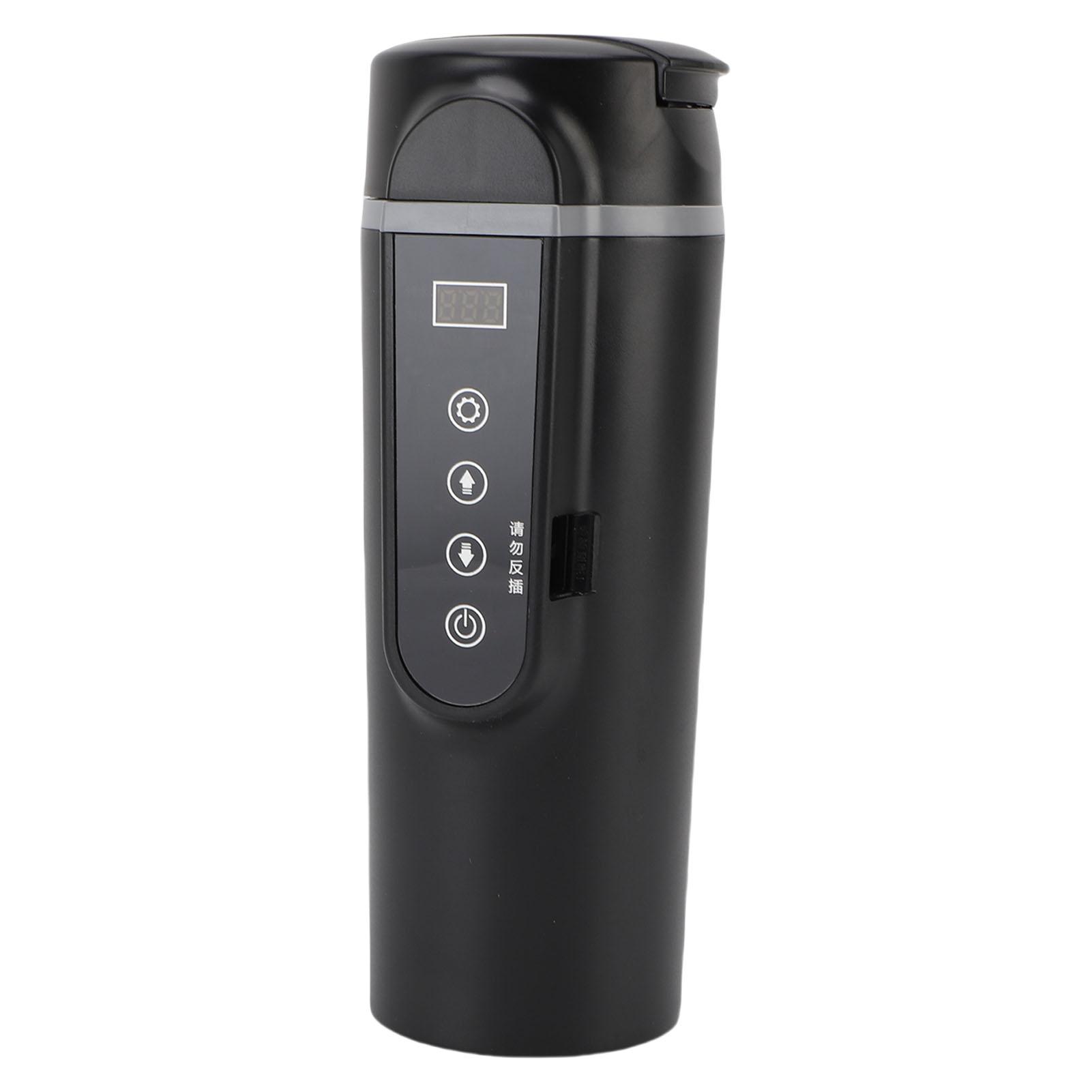 Portable Car Heating Cup 500ML Travel Electric Kettle 12V-24V Portable Water Boiler Heated Cup for Car Truck