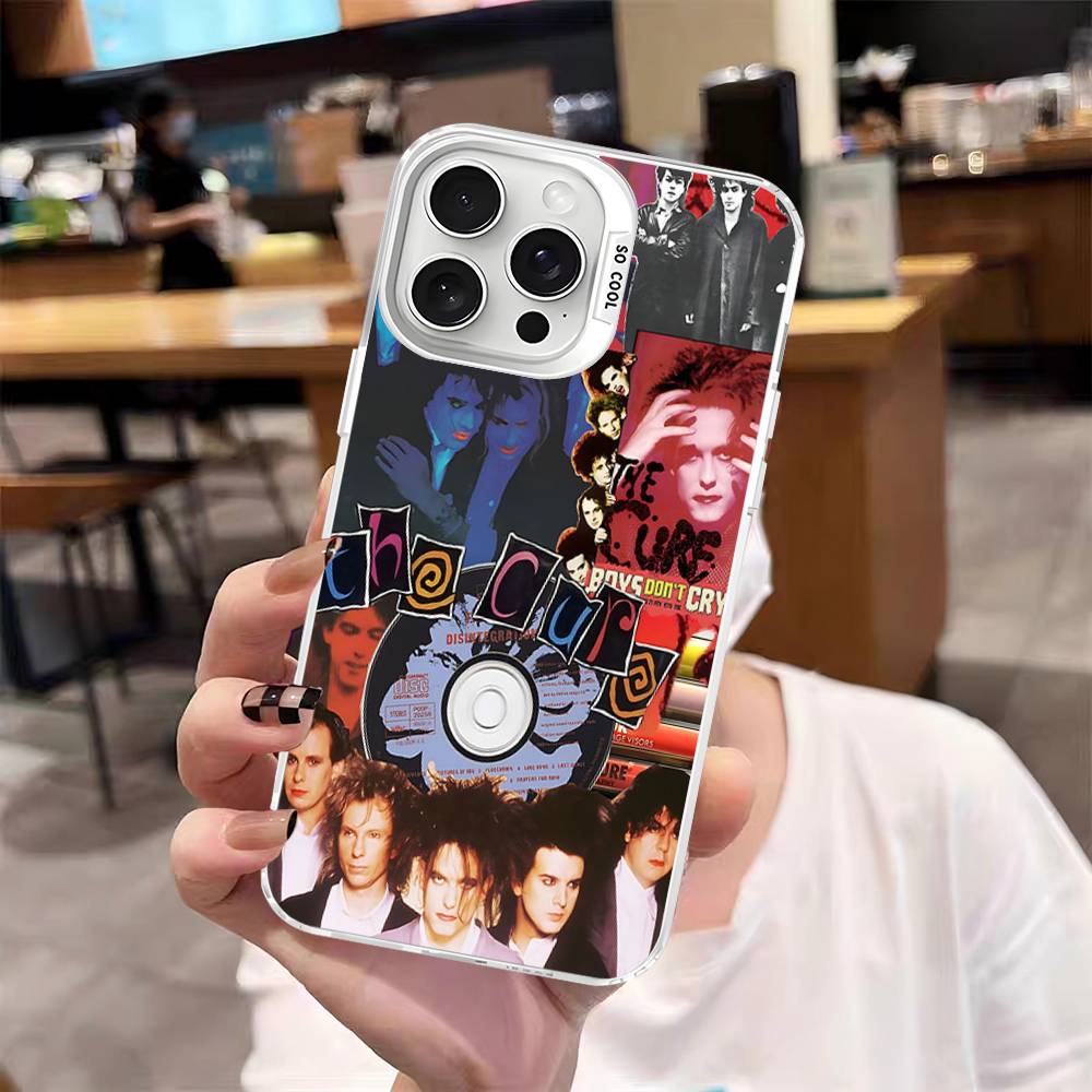 Rock Band THE C-CURE Music Phone Case For IPhone 17 16 Plus Pro Max 15 14 13 12 11 Matte Colorful Covers
