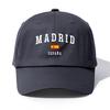 1 st MADRID Tryckt Basebollkeps för VuxnaMinimalistisk Retro Stil Casual Mjuk Justerbar PappahattPerfekt Som Gåva