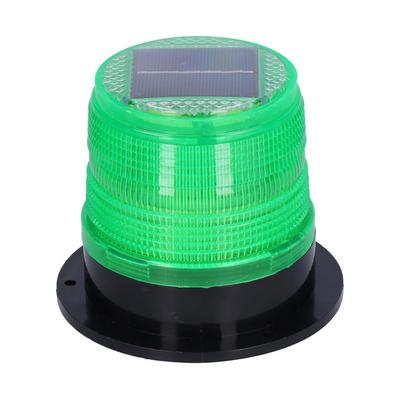 Lumière Stroboscopique d'Avertissement LED à Énergie Solaire avec Base Magnétique pour Construction Circulation