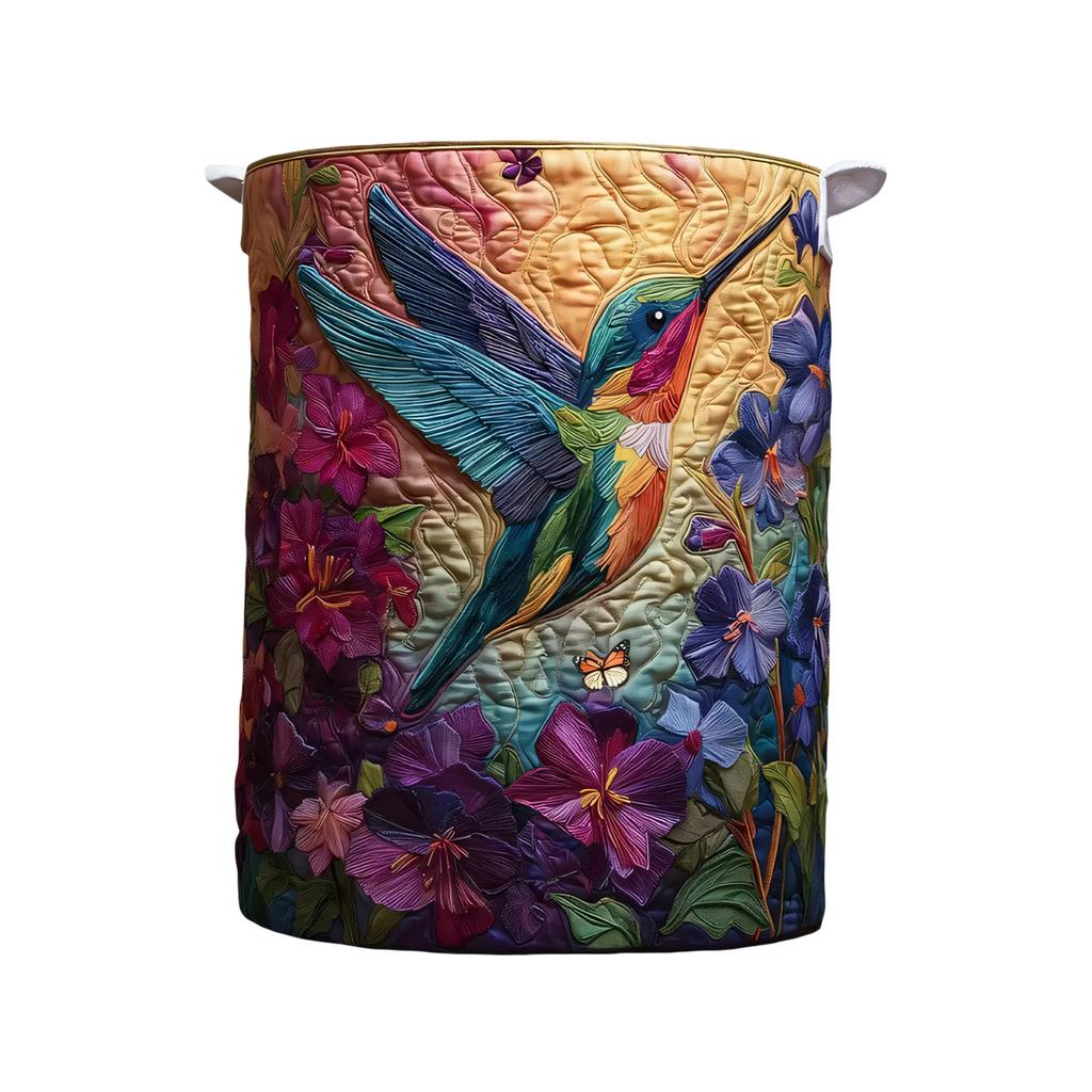 Large Capacity Quilted Fabric Storage Bin Ideal For Dirty Clothes And Household Items Laundry Basket