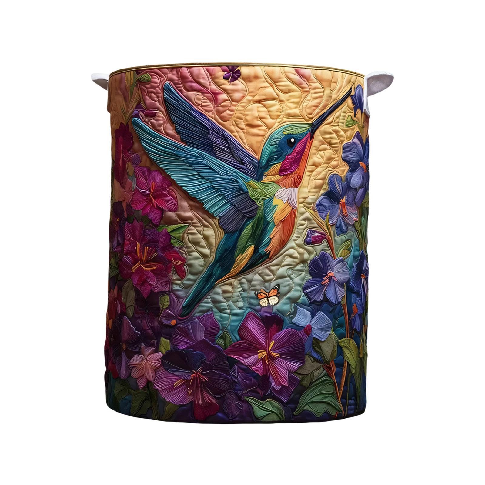 

Large Capacity Quilted Fabric Storage Bin Ideal For Dirty Clothes And Household Items Laundry Basket