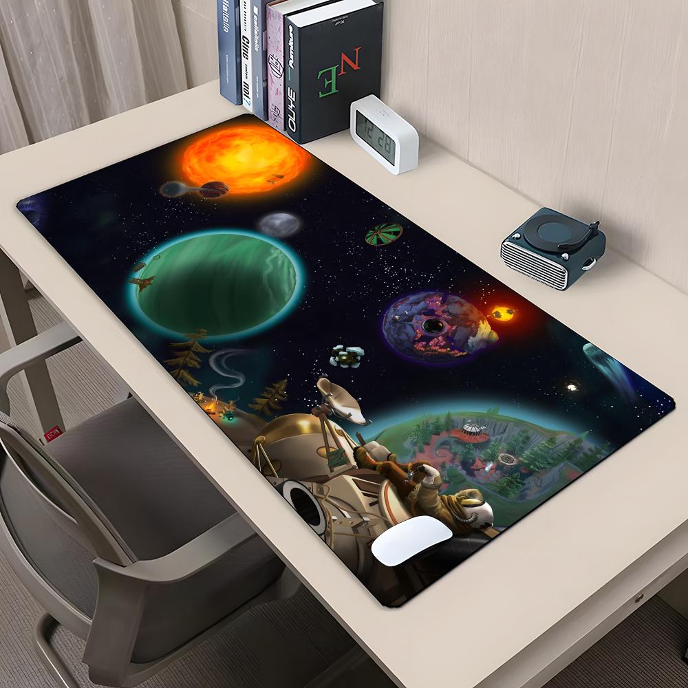 Outer Wilds Mouse Pad Rubber Antislip Keyboard Pad 40x90cm Mousepad Gaming Accessories XXL Office Computer Mat