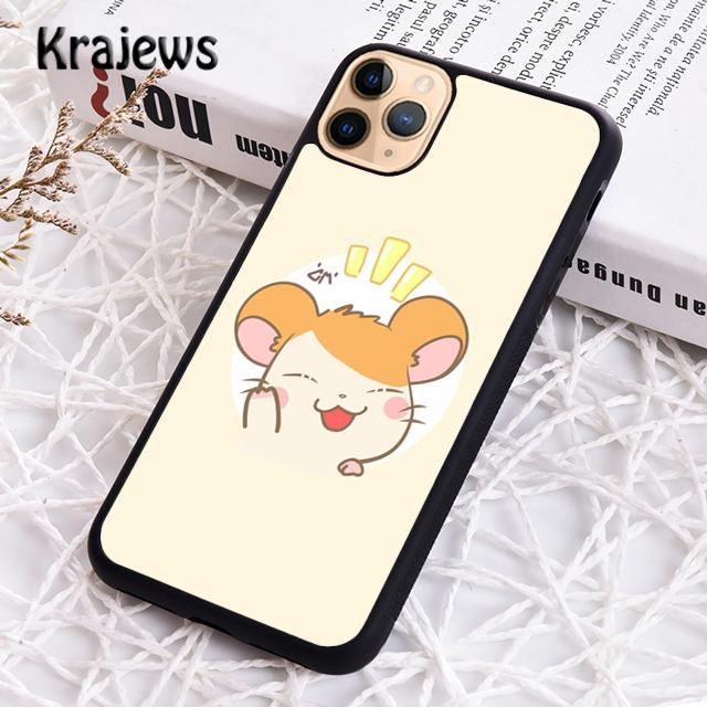 Krajews Cartoon Hamster Soft Phone Case Cover For iPhone 14 5 SE 6s 7 8 Plus XR XS 11 12 13 Pro Max Samsung Galaxy S21 S22ultra