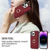Ring Holder Cards Slot Leather Phone Case For iPhone 16 15 14 Plus 13 12 11 Pro Max XR XS 7 8 Shockproof Cover Coque