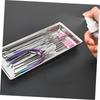 Manicure Tools Storage Tray Stainless Steel Storage Dish Nail Art Accessory Display Tray Tweezers Nail Clippers Container Plate