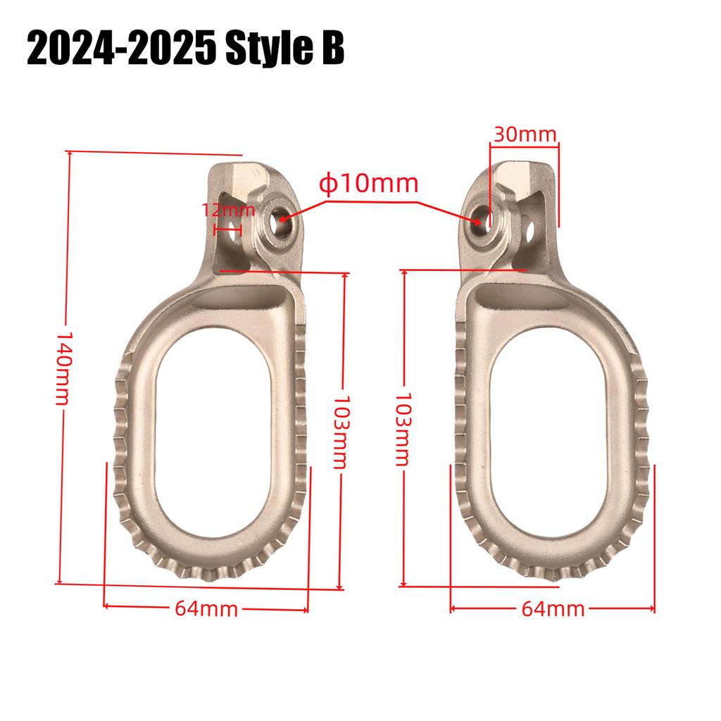 NEW Motorcycle Pedal Stainless Steel Pedal For KTM EXC EXCF 250 300 XC XCF SX SXF 85 125 150 200 350 450 530 2017-2023 2024 2025