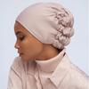 Multicolor Women Muslim Hijab Cap Fashion Ruffled Stretch Under Scarf Turban Hat Islam Headscarf Bonnet Adjustable