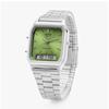 Casio Aq 230a 3amqydf  Aq 230a 3a  Analog Digital Square Vintage Retro Public Metal Watch