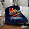1Pc Pacman Adventure Blanket For Couch Bed Plush Cozy Fuzzy Blanket Super Soft Warm Blankets For Fall And Winter 091890