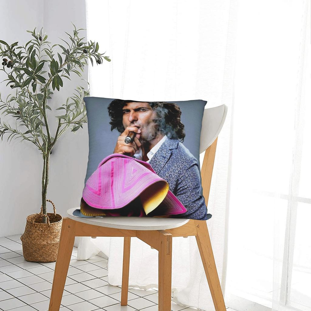 Morante De La Puebla 2026 Matador Square Pillow Covers Polyester Bed Car Cushion Cover Funny Decor Pillowcase 45*45