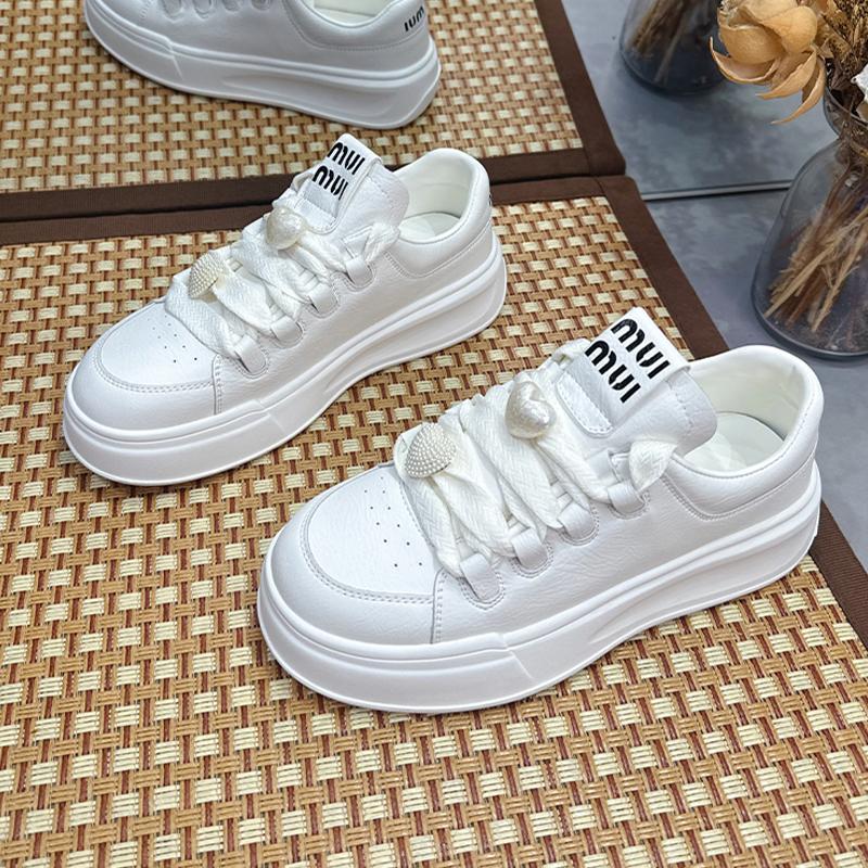 Thick-soled Heightening Casual Shoes, New Isn't Trendy Board Shoes, Muffin Bread Shoes