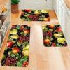 1 stk Fresh Fruit Mønster Kjøkkenmatte Myk Tykket Kjøkken Gulvmatte Vanntett Sklisikker oljetett Gulvmatte Løpematte