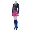 Song Hana Cosplay Anime Costume School Girl D.va JK Uniform Top Coat Skirts Suit Halloween Dva 3rd Party Outfit for Women