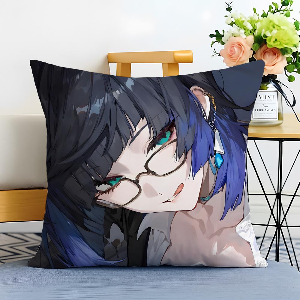Yelan Cushion Cover Washable Linen Pillowcase Soft for Sofa Bed Cozy Home Room Decor