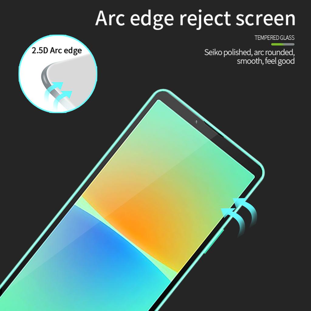 PINWUYO JK Series-2 for Sony Xperia 10 VI Screen Protector High Aluminum-Silicon Glass Ultra Clear Film