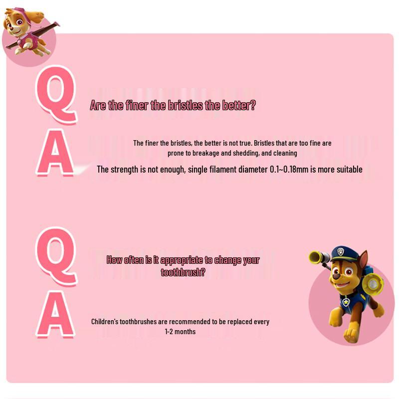 Leng Suan Ling Paw Patrol Kids' Toothbrush 4-Pack