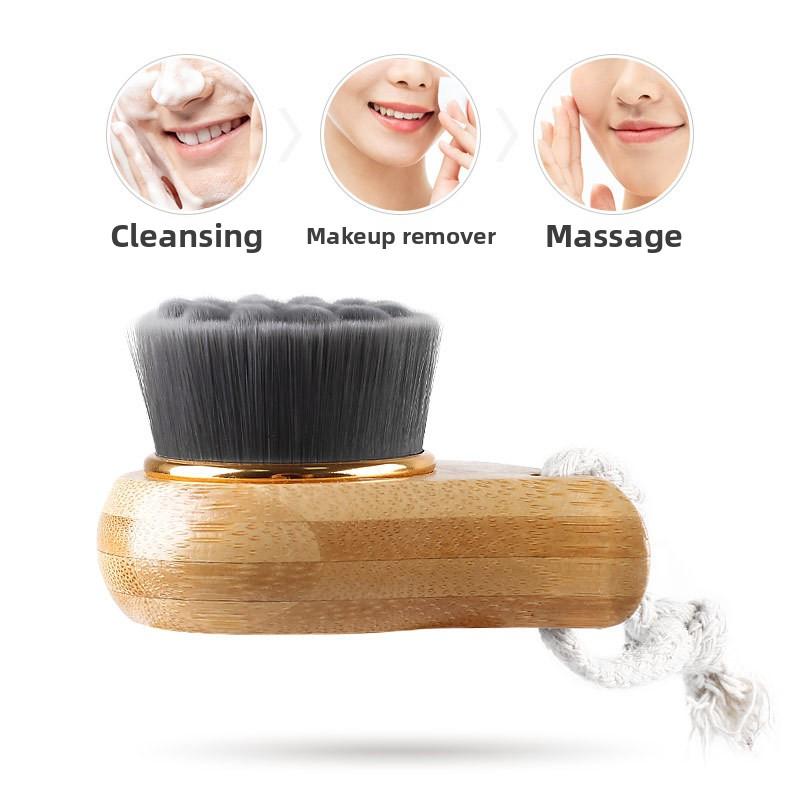 Nanzhu Handle Comma Face Wash Brush Manual Cleansing To Remove Blackheads Makeup Remover Clean Pores Nano Silk Massage Cleansing Brush