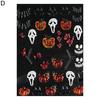 Auffällige Maniküre Aufkleber Horror Muster Gute Halloween Nagel Scary Maniküre Dekor