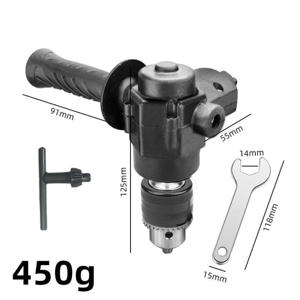 Portable 105-degree Screwdriver Bit Corner Bender 90-degree Drilling Attachment Adapter