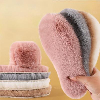 Insoles, Thick Warm Wool Insoles Fluffy Fleece Replacement for Shoes Boots Slippers