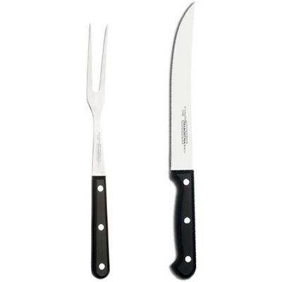 Tramontina Carving Fork & Knife Set, Ultra Corte, Dishwasher Safe, 23865/100 23858/108 TRAMONTINA