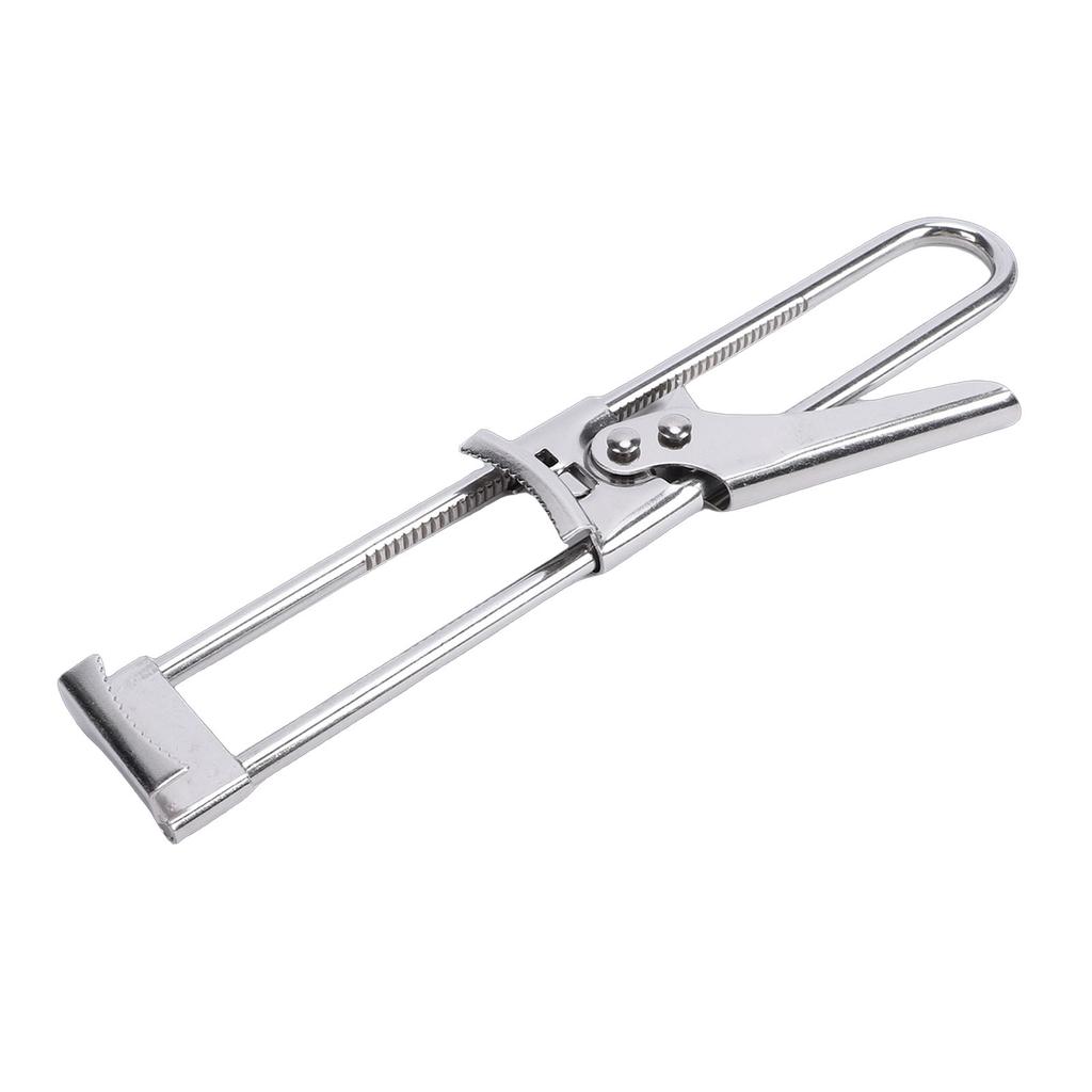 Stainless Steel Jar Opener Adjustable Ergonomic Non Slip Handle Gripper Tight Lid Opener for Home