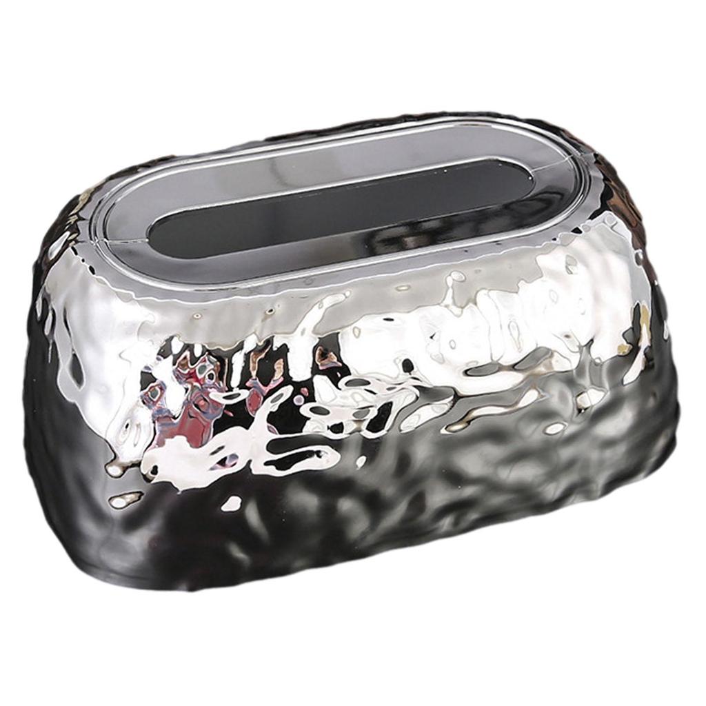 Acrylic Tissue Box Paper Holder ,Tissue Holder , Luxury Creative Desktop Organizer for Farmhouse Counter Hotel,