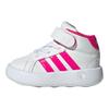 adidas Grand Court Fashion Comfortable Versatile Mid-Top Walking Shoes Baby Shoes White JS1682
