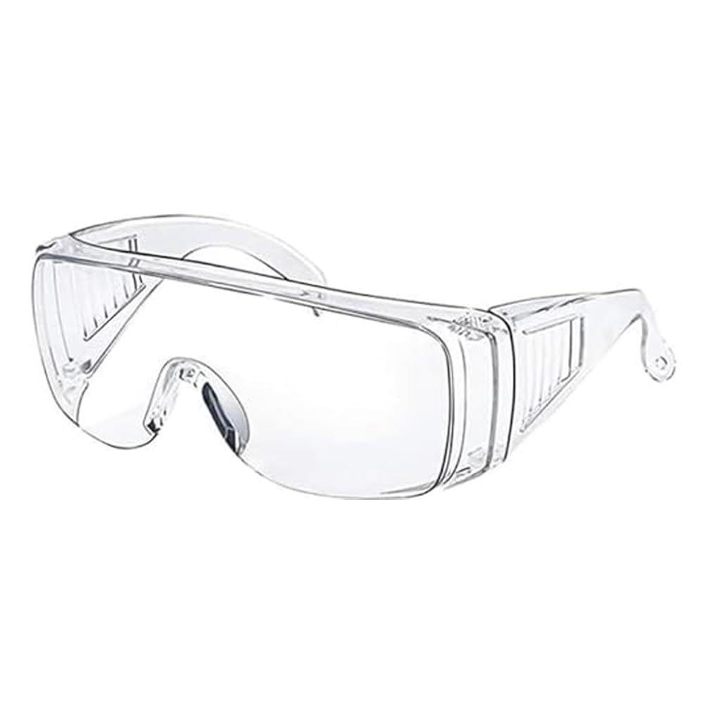 Clear Safety Glasses, Splash Proof Goggles with Anti Fog, Lab Protective Goggles, Lightweight Protective Eyewear Over Glasses