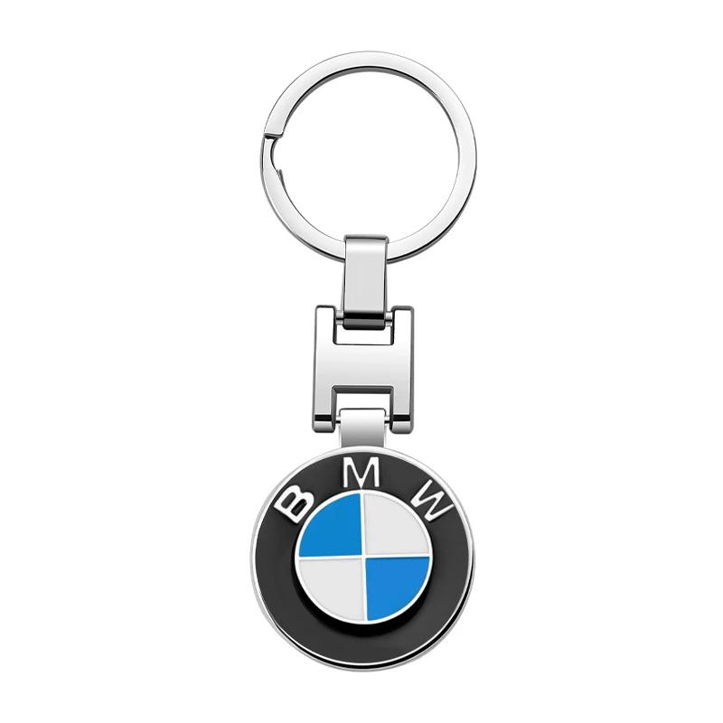 

1Pcs 3D Metal Car Keychain Car Emblem Key Rings Accessories For BMW E90 E46 X6 E60 E70 E36 X3 X5 X7 X2 E91 GT G30