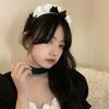 Cosplay Props Maid Wash Face Headdress Lolita Hair Band Women Accessories Korea Style Headband Bow