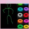 Vibrant El Wire Costume Illuminated Strips For Adults And Kids Perfect For Halloween Parties
