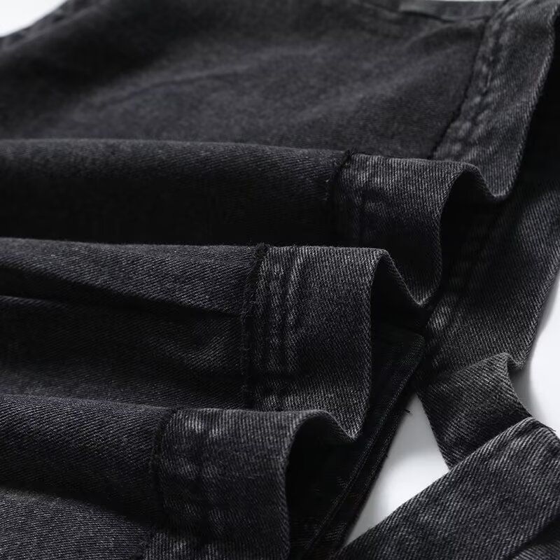 Kaslead New Arrival Women's Clothing Fashion Style Stylish Simple and Versatile Denim Single Breasted Print Loose-Fitting Waistcoat