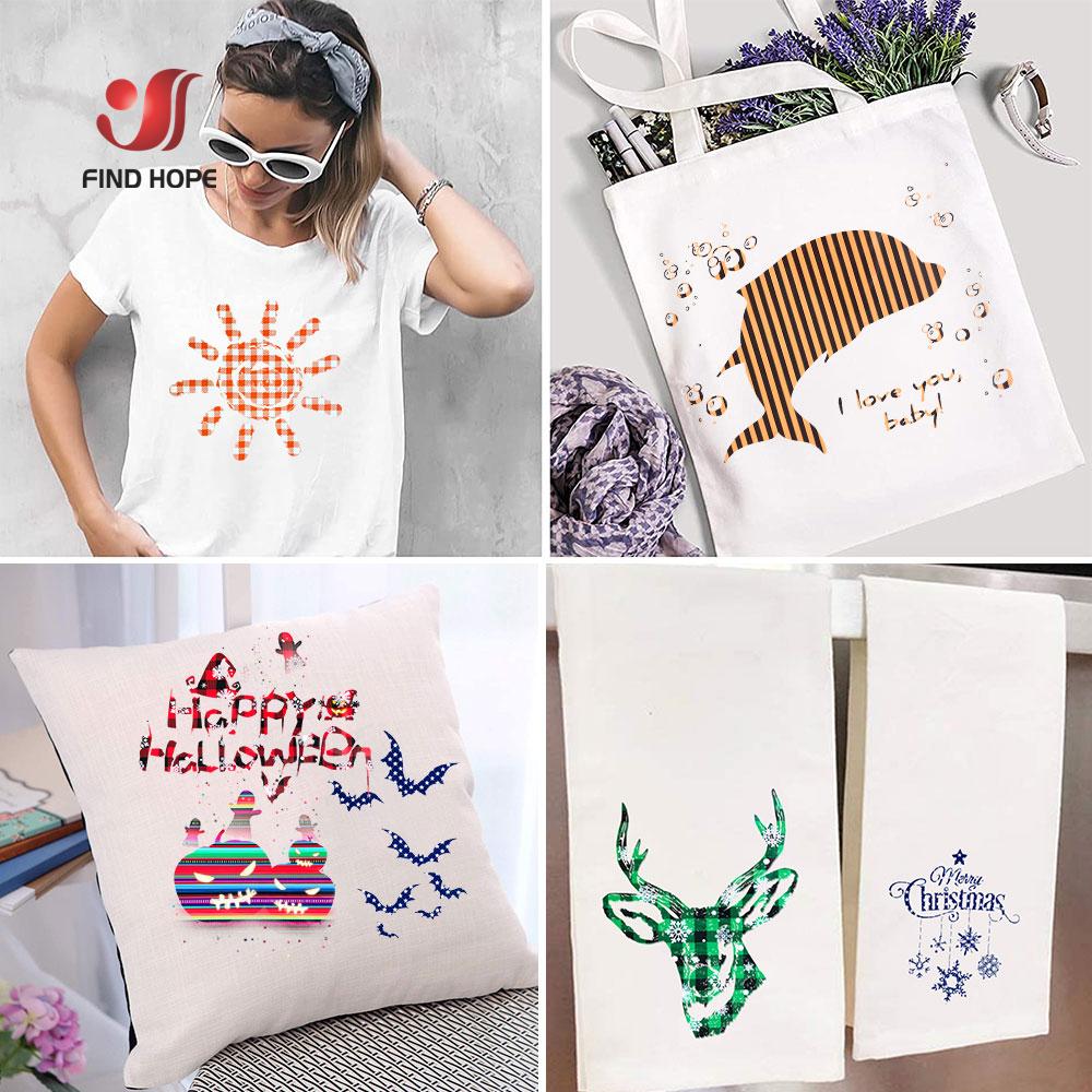 14 Cores Listras Flocos de Neve Estrelas Rolo HTV DIY Vinil para Transferência Térmica para Impressão em Camisetas Presente de Natal Artesanato Decoração(Fácil de Cortar e Remover)