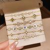 Gilded Zircon Flower Bracelet: Shiny, Exquisite, Versatile, and Fashionable Hand Jewelry