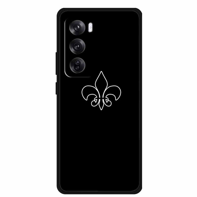 Reno 12 Pro 5G Personalized Black TPU Soft Pattern Phone Case
