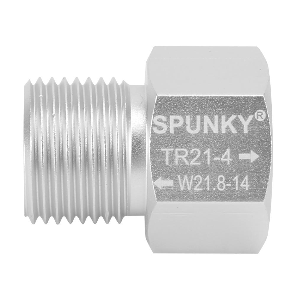 Aluminium Alloy Female Thread TR21-4 To Male Thread W21.8-14 Adapter Connector for Sodastream