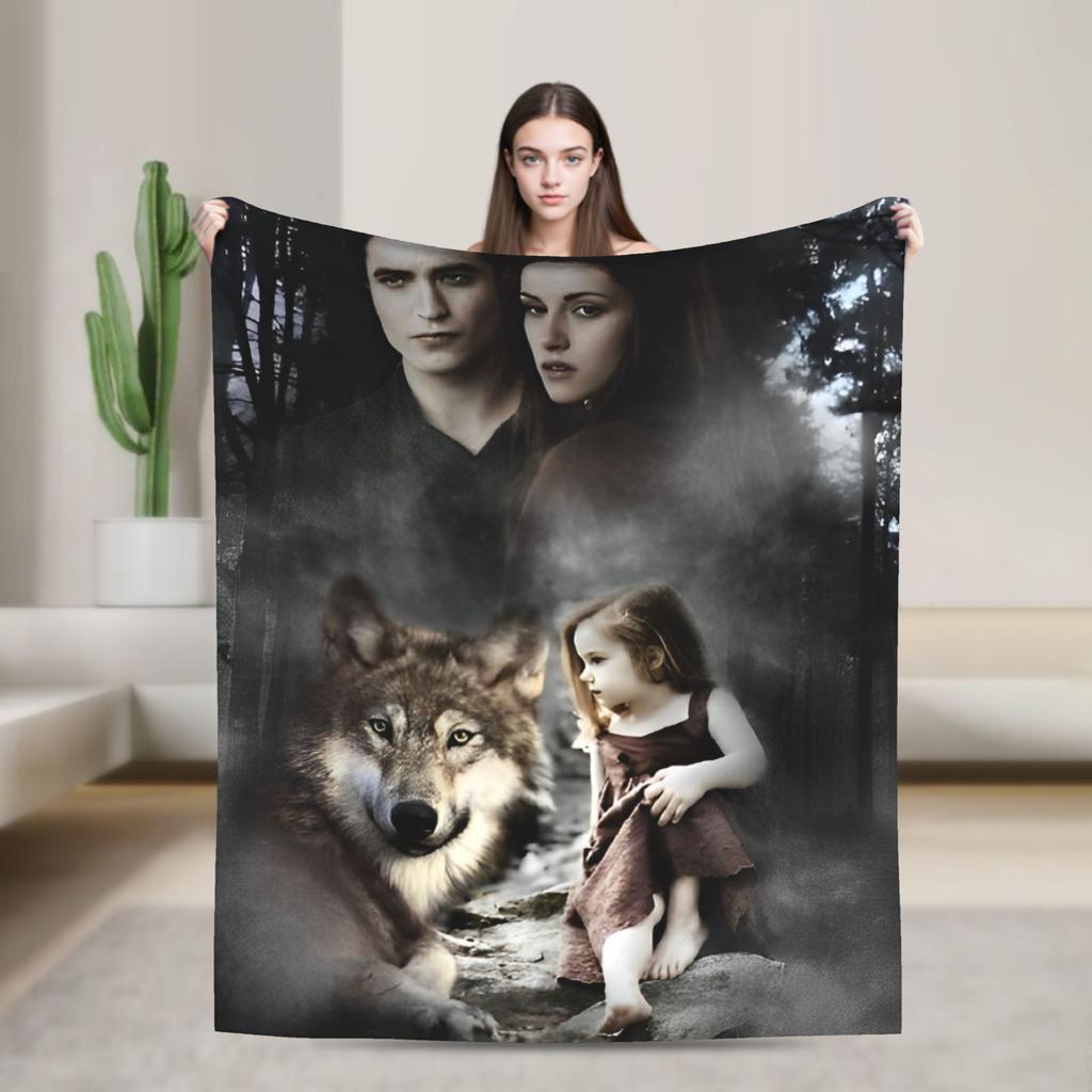Jacob Black Flannel Blanket The Twilight Saga Movie Awesome Throw Blankets for Home 200x150cm Rug Piece