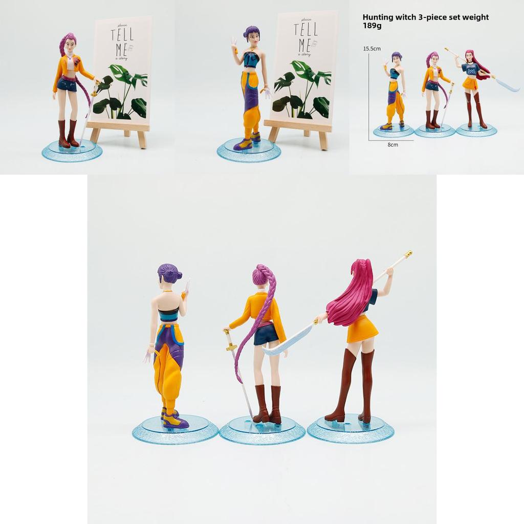Kpop Dämonenjäger Sammler-PVC-Figuren mit authentischem Design zum Ausstellen und Verschenken