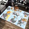 Tom Jerry'S Christmas Adventure Carpet For Playroom Bedroom Living Room Sofa Home Decorkids Game Area Rug Nonslip Floor Mat