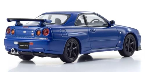 Kyosho Original 1/43 Nissan Skyline R34 GT-R V-Spec II (Bayside Blue) Finished Product KS03936BL