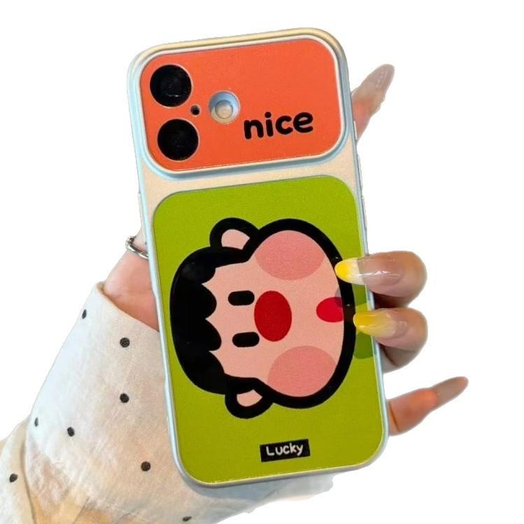 Color matching Panghu Xiaoxin is suitable for Apple 11Promax mobile phone case iPhone11/11/11 large window 11 cartoon