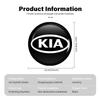 BBEB3 8pcs Car Logo Key Auto Door Lock Eye Stickers Auto Accessories For KIA Spectra Sedona Cadenza Proceed Sephia Stonic Carens