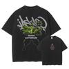 Japanese Anime Demon Slayer Pattern Washed Tshirt for Unisex and Women with Printed Pattern Unisexs Anime Fan Tshirt