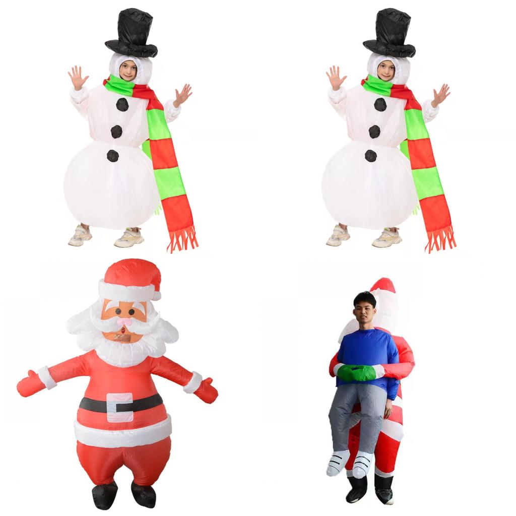 Costume gonfiabile di Babbo Natale di alta qualità per feste e cosplay