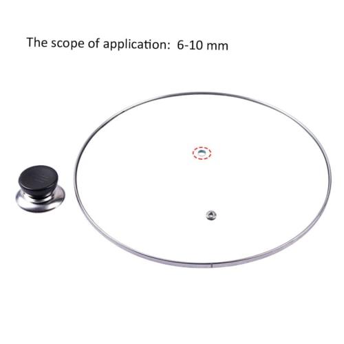 FRCOLOR 3-Piece Replacement Pot Lid Handle Set, Stainless Steel, High Temperature Resistant, Easy Installation, Pot Cover Accessories