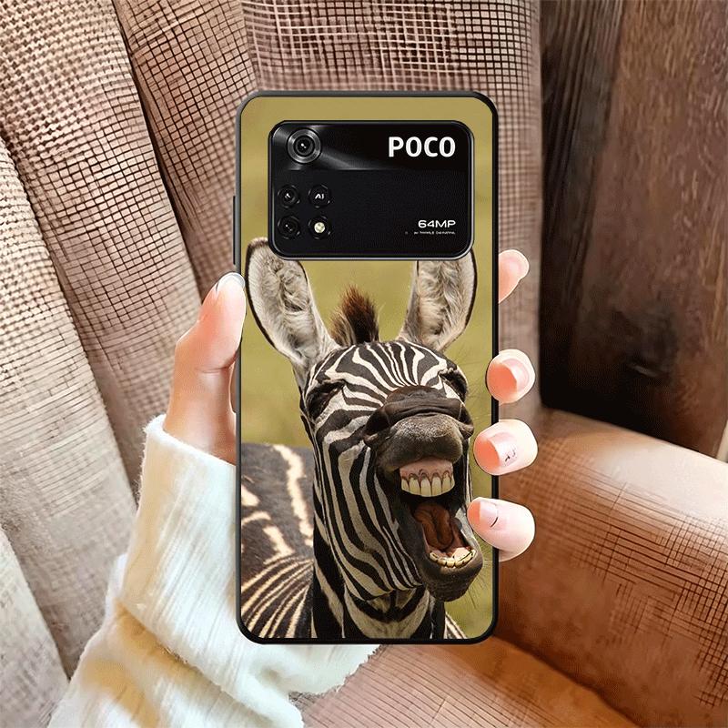 Funny Donkey Animal Soft Phone Case for Xiaomi Poco X5 X6 X7 X8 Pro Max X3 F7 F8 Ultra M8 M7 M6 M5 Redmi 15 15C 14C 13C 12C X4 F