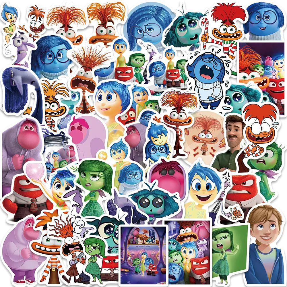 10/30/50pcs  Inside Out Cartoon Stickers Funny Anime Decals DIY Stationery Notebook Phone Cute Graffiti Sticker Decoration