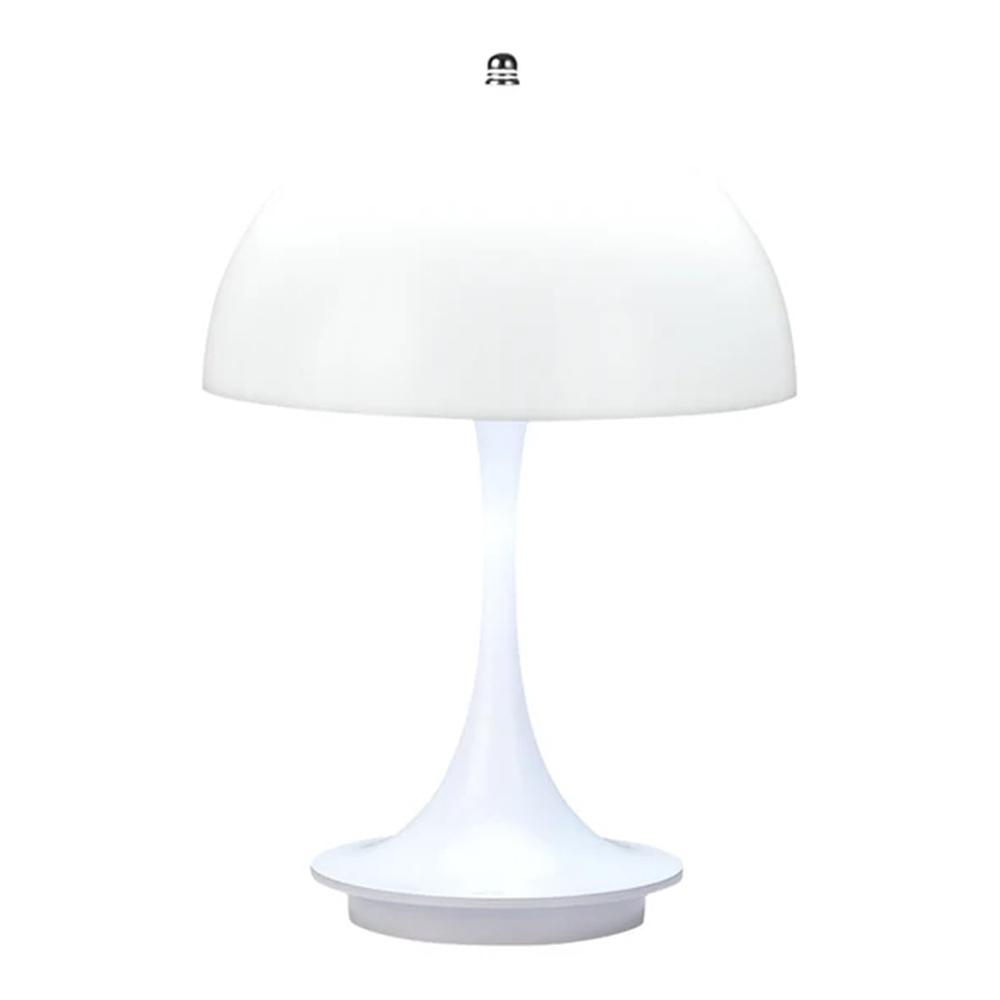 

Скандинавська настільна лампа у формі гриба, три кольори, димована, нічник для приліжкової тумбочки White